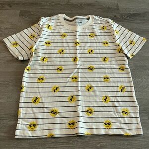 Old Navy Kids Sun and Stripe Tee - Yellow and Black